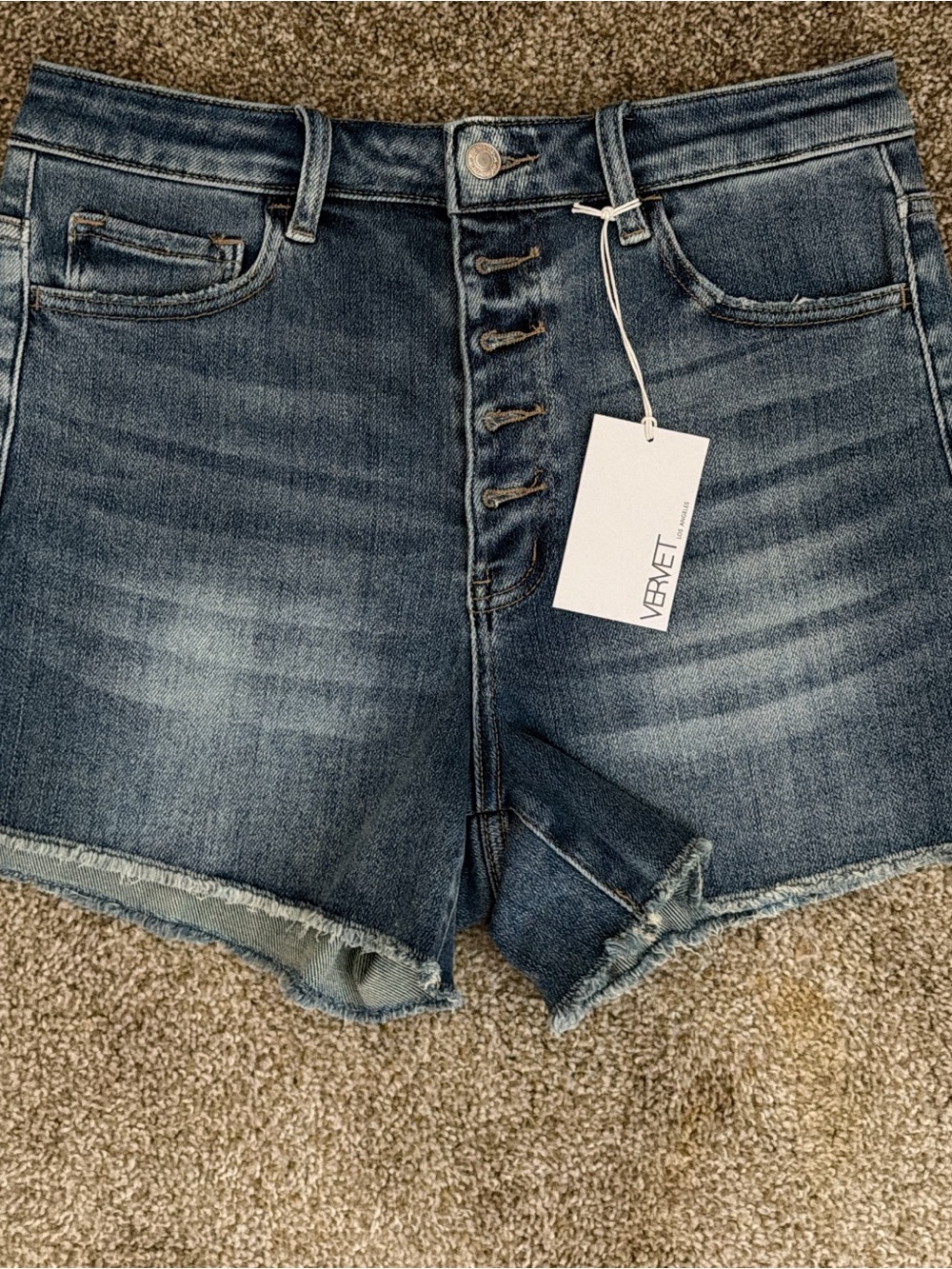 Vervet Super Stretch Denim 5-Button Shorts